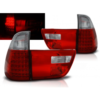 Pilotos Traseros Led Bmw X5 E53 09.99-06 Rojo/Blanco Led