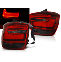 Pilotos Traseros Led Bmw F20 / F21 11-12.14 Rojo Ahumado Led Bar