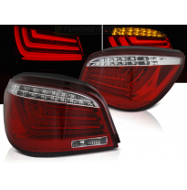Pilotos Traseros Led Bmw E60 07.03-02.07 Rojo/Blanco Led Bar