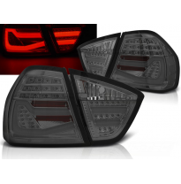 Pilotos Traseros Led Bmw E90 03.05-08.08 Ahumado Led Bar