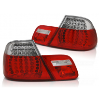 Pilotos Traseros Led Bmw E46 04.99-03.03 Coupe Red White Led-Intermitente Dinamico