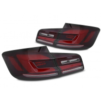 PILOTOS TRASEROS LED BAR ROJO HUMO para BMW F10 10-16 con intermitente dinamico