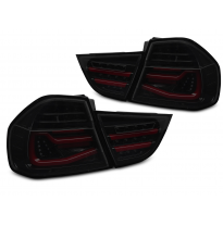 PILOTOS TRASEROS LED NEGRAS AHUMADAS SEQUENCIALES PARA BMW E90 09-11