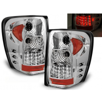 Pilotos Traseros Led Chrysler Jeep Grand Cherokee 99-05.05 Cromado Led