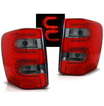 Pilotos Traseros Led Chrysler Jeep Grand Cherokee 99-05.05 Rojo Ahumado Led
