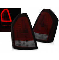 Pilotos Led Chrysler 300c 05-08 Rojo Ahumados Led Bar