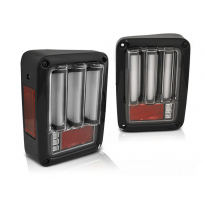 Pilotos Traseros Chrysler Jeep Wrangler Jk 07-18 Led Bar Black