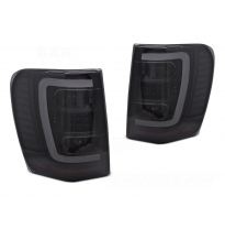 PILOTOS TRASEROS CHRYSLER JEEP GRAND CHEROKEE 99-05.05 LED AHUMADO NEGRO