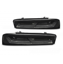PILOTOS TRASEROS LED NEGRO AHUMADO para CHEVROLET CAMARO 16-18