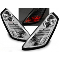 Pilotos Traseros Led Fiat Grande Punto 09.05-09 Cromado Led