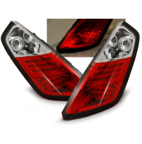 Pilotos Traseros Led Fiat Grande Punto 09.05-09 Rojo/Blanco Led