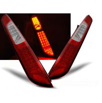 Pilotos Traseros Led Ford Focus Mk2 09.04-08 Hb Rojo/Blanco Led