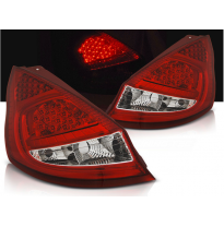 Pilotos Led Ford Fiesta Mk7 08-12  Hb Rojo Blanco Led
