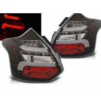Pilotos Traseros Led Ford Focus 3 11-10.14 Hatchback Negro Led Bar Intermitentes Dinamicos