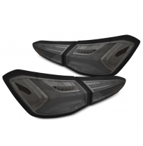 PILOTOS TRASEROS LED SMOKE para FORD FOCUS 4 18-21 HATCHBACK con intermitente dinamico