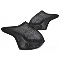 PILOTOS TRASEROS BARRA LED HUMO FORD FOCUS 3 11-10.14 HATCHBACK