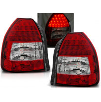 Pilotos Traseros Led Honda Civic 09.95-02.01 3d Rojo/Blanco Led