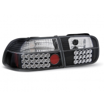 Pilotos Traseros Led Honda Civic 09.91-08.95 3d Negro Led