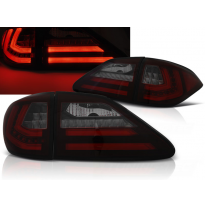 Pilotos LED  LEXUS RX III 350 09-12 Rojo Ahumado con Intermitentes Dinamicos