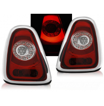 Pilotos Traseros Led Mini Cooper R56,R57 10-14 Rojo/Blanco Led Bar