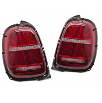 PILOTOS TRASEROS LED ROJO BLANCO Intermitente Dinamico se adapta a MINI COOPER F55 F56 F57 14-17 6-PIN