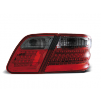 Pilotos Traseros Led Mercedes W210 E-Klasa 95-03.02 Rojo Ahumado Led
