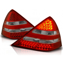 Pilotos Traseros Led Mercedes R170 Slk 04.96-04 Rojo/Blanco Led