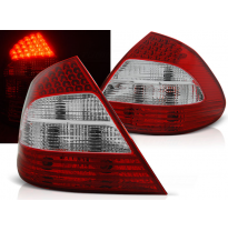 Pilotos Traseros Led Mercedes W211 E-Klasa 03.02-04.06 Rojo/Blanco Led