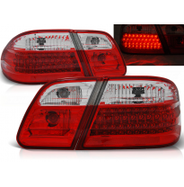 Pilotos Traseros Led Mercedes W210 95-03.02 Rojo/Blanco Led