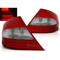Pilotos Traseros Led Mercedes Clk W209 03-10 Rojo/Blanco Led