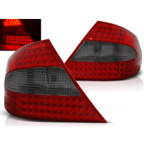 Pilotos Traseros Led Mercedes Clk W209 03-10 Rojo Ahumado Led