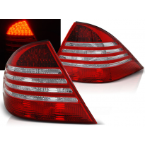 Pilotos Traseros Led Mercedes W220 S-Klasa 09.98-05.05 Rojo/Blanco Led
