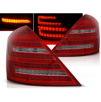 Pilotos Traseros Led Mercedes W221 S-Klasa 05-09 Rojo/Blanco Led