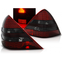 Pilotos Traseros Led Mercedes R170 Slk 04.96-04 Rojo Ahumado Led