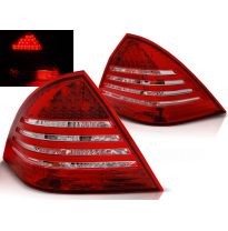 Pilotos Traseros Led Mercedes C-Klasa W203 Sedan 00-04 Rojo/Blanco Led