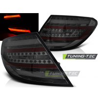 Pilotos Traseros Led Mercedes C-Klasa W204 Sedan 07-10 Ahumado Led Bar