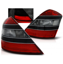 Pilotos Traseros Led Mercedes W221 S-Klasa 05-09 Rojo Ahumado Negro Led
