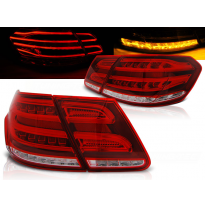 Pilotos Traseros Led Mercedes W212  E-Klasa 09-13  Rojo/Blanco Led