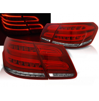 Pilotos Traseros Led Mercedes W212 E-Klasa 13-16  Intermitentes Dinamicos Rojo Blanco  Led