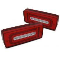 Pilotos Traseros Led Rojo Blanco Para Mercedes W463 G-Class 07-17