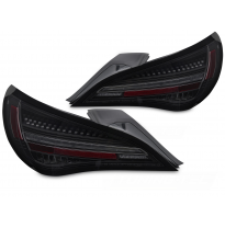 PILOTOS TRASEROS LED SEQUENCIALES NEGRAS AHUMADAS para MERCEDES CLA C117 13-16 BOMBILLA OE