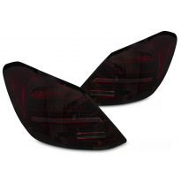 PILOTOS TRASEROS LED ROJOS HUMO SEQUENCIALES PARA MERCEDES CLASE C W205 14-21