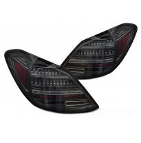 PILOTOS TRASEROS LED NEGROS SEQUENCIALES para MERCEDES CLASE C W205 14-21