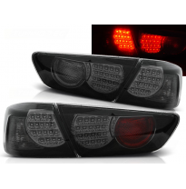Pilotos Traseros Led Mitsubishi Lancer 8 Sedan 08-11 Negro Ahumado Led