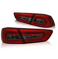 Pilotos Traseros Led Mitsubishi Lancer 8 Sedan 08-11 Red Smoke Led Bar