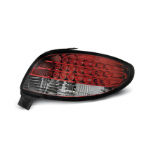 Pilotos Traseros Led Peugeot 206 10.98- Rojo/Blanco Led