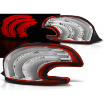 Pilotos Traseros Led Peugeot 208 4.12-06.15 Rojo/Blanco Led Bar