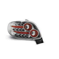 Pilotos Traseros Led Peugeot 206 10.98- Cromado Led