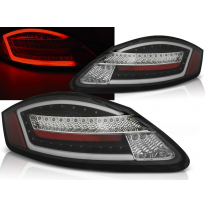 Pilotos Led Porsche Boxster / Cayman 987 05-08 Negro Con Intermitentes Dinamicos