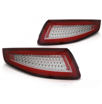 Pilotos Traseros Porsche 911 997 04-09 Red White Intermitentes Dinamicos Led Bar